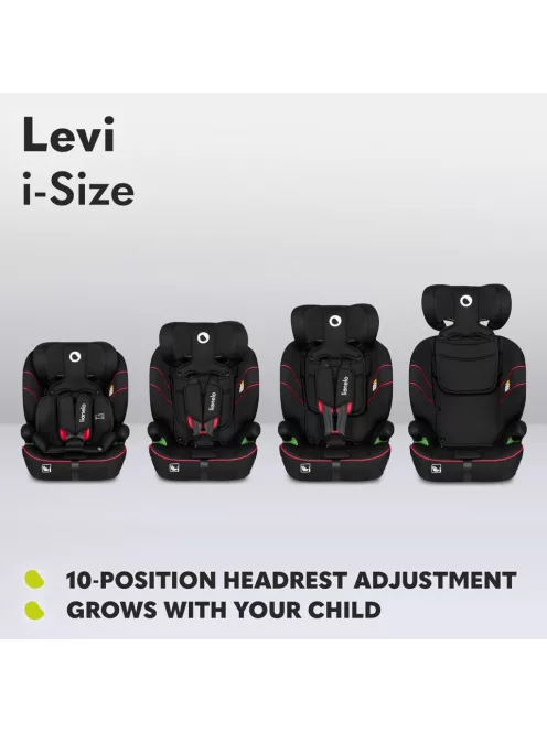  LIONELO Levi I-SIZE 76-150 cm autós gyerekülés, OUTLET termék