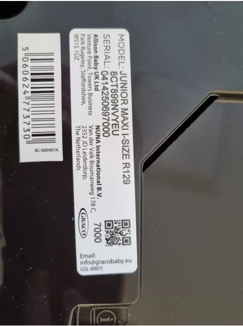  LIONELO Levi I-SIZE 76-150 cm autós gyerekülés, OUTLET termék