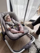 Beaba Up&Down pihenőszék-fekete&pöttyös. OUTLET termék