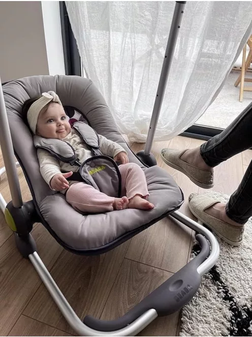 Beaba Up&Down pihenőszék-fekete&pöttyös. OUTLET termék