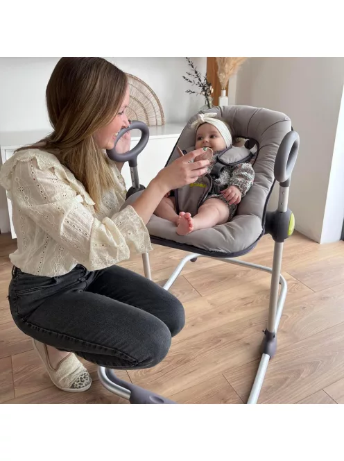 Beaba Up&Down pihenőszék-fekete&pöttyös. OUTLET termék