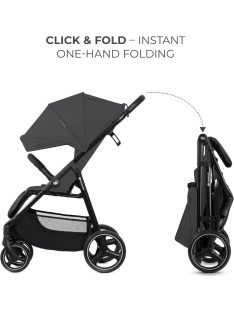    Kinderkraft TRIG 3 babakocsi 0-22 kg -ig-feketeOUTLET termék