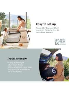   Babymoov Moov&Sleep utazójáróka-ultrakönnyű, OUTLET termék