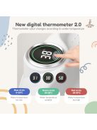 Superbe Bebe Összecsukható babakád babatartóval 80x49cm-pink, OUTLET termék