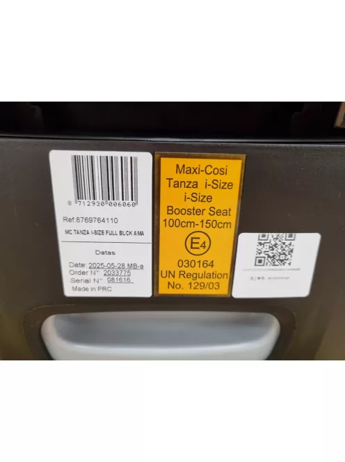 Maxi-Cosi Tanza i-Size Isofix gyerekülés, gyerekülés 100-150cm,OUTLET termék.