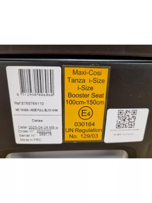 Maxi-Cosi Tanza i-Size Isofix gyerekülés, gyerekülés 100-150cm,OUTLET termék.