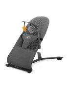Kinderkraft MIMI pihenőszék 2 játékkal - szürke, OUTLET termék