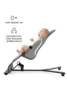 Kinderkraft MIMI pihenőszék 2 játékkal - szürke, OUTLET termék