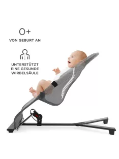   Kinderkraft MIMI pihenőszék 2 játékkal - szürke, OUTLET termék