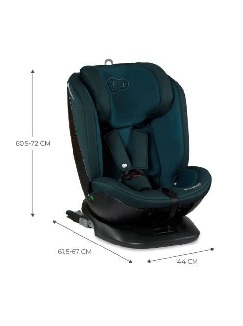 Kinderkraft  Xpedition2 I-size autósülés 40-150 cm – Zöldeskék. OUTLET termék