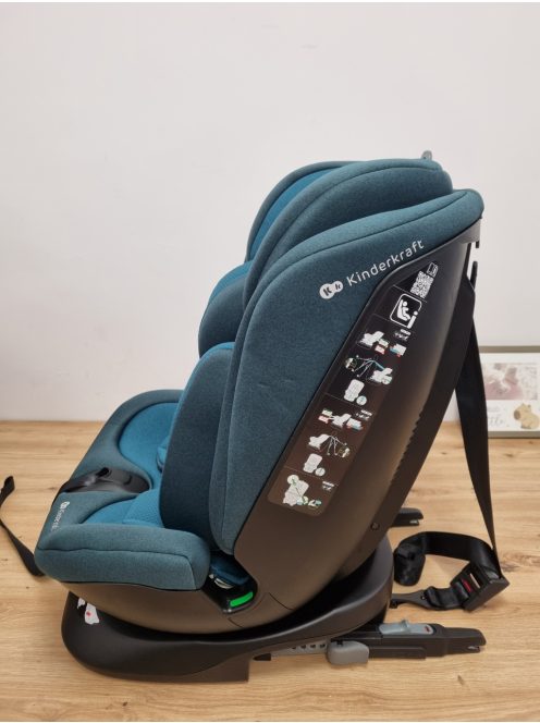 Kinderkraft  Xpedition2 I-size autósülés 40-150 cm – Zöldeskék. OUTLET termék