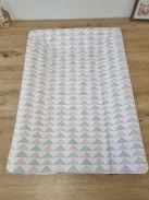 Babycalin 50x70cm-es pelenkázó lap - rózsaszín-szürke, OUTLET termék