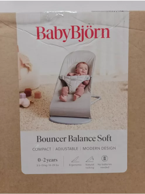 BabyBjörn Balance Soft pihenőszék- Light Beige, OUTLET termék