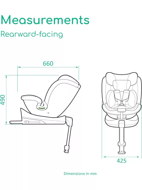 Bebeconfort RevolveFix Plus 360° Isofix 40-150cm gyerekülés, OUTLET termék