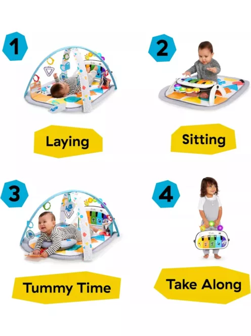  Baby Einstein készségfejlesztő 4:1 játszószőnyeg zenével 0+ OUTLET termék