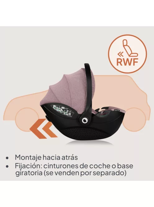 Lionelo Moxie i-Size 40.87cm babahordozó, OUTLET termék