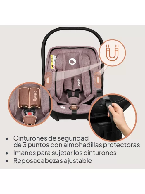 Lionelo Moxie i-Size 40.87cm babahordozó, OUTLET termék