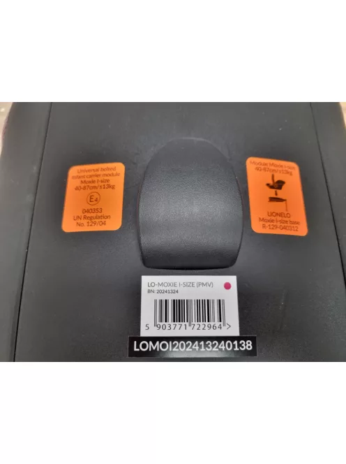 Lionelo Moxie i-Size 40.87cm babahordozó, OUTLET termék