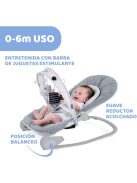 CHICCO HOOPLA PIHENŐSZÉK-szürke. OUTLET termék