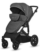 Kinderkraft Prime Lite 3 az 1-ben babakocsi szett Mink hordozóval, OUTLET termék