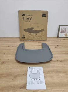   Kinderkraft Livy műanyag tálca etetőszékhez, OUTLET termék
