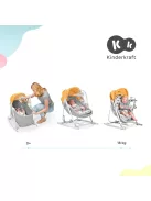 Kinderkraft Nola 5 az 1-ben baba pihenőszék - rózsaszín, OUTLET termék
