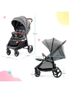Kinderkraft Grande sportbabakocsi-fekete, OUTLET termék
