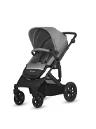 Kinderkraft Prime Lite 3 az 1-ben babakocsi Mink hordozóval-szürke, OUTLET termék