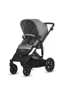 Kinderkraft Prime Lite 3 az 1-ben babakocsi Mink hordozóval-szürke, OUTLET termék