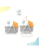 Kinderkraft Nola 5 az 1-ben baba pihenőszék - sárga, OUTLET termék