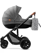 Kinderkraft Prime 3 az 1-ben babakocsi szett Mink Pro hordozóval, OUTLET termék
