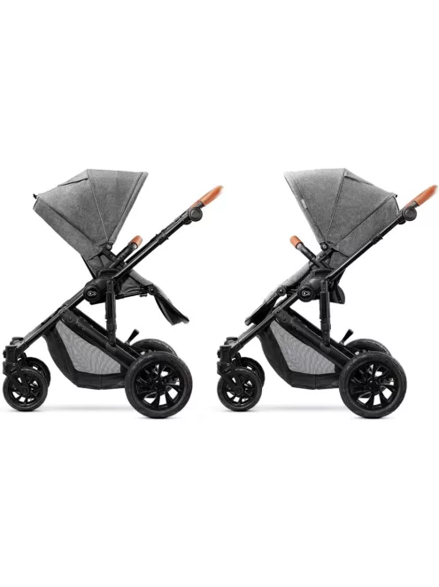 Kinderkraft Prime 3 az 1-ben babakocsi szett Mink Pro hordozóval, OUTLET termék