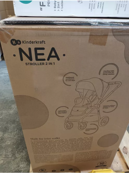 Kinderkraft NEA 2 az 1-ben multifunkciós babakocsi-pink , OUTLET termék
