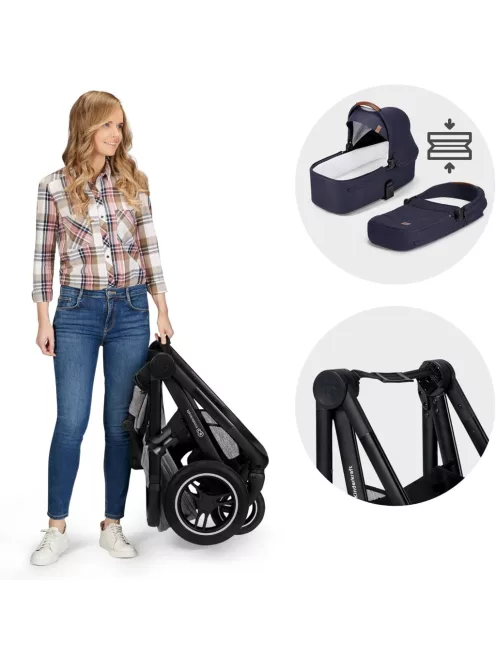 Kinderkraft EVERYDAY 2 az 1-ben babakocsi szett-denim, OUTLET termék