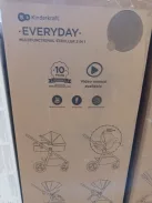 Kinderkraft EVERYDAY 2 az 1-ben babakocsi szett-denim, OUTLET termék