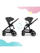 Kinderkraft EVERYDAY 2 az 1-ben babakocsi szett-sötétszürke, OUTLET termék