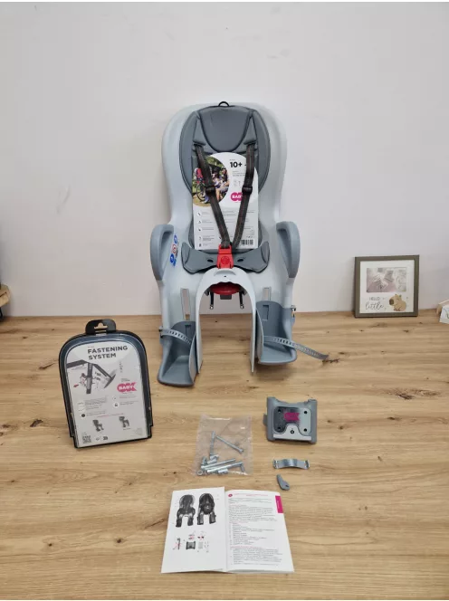 OKBaby 10+ biciklis gyerekülés, szürke-ezüst, OUTLET termék