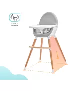 Kinderkraft Fini 2 az 1-ben etetőszék és babaszék, OUTLET termék