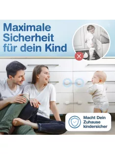 Adlersfeld gyermekbiztonsági zár, 8 db-os, OUTLET termék