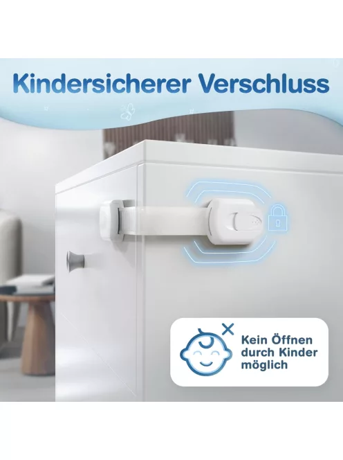 Adlersfeld gyermekbiztonsági zár, 8 db-os, OUTLET termék