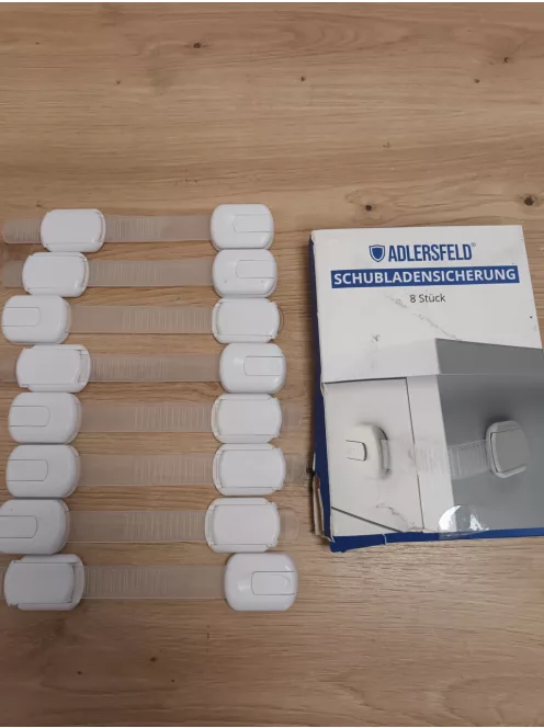 Adlersfeld gyermekbiztonsági zár, 8 db-os, OUTLET termék