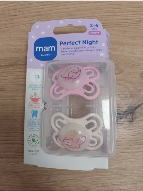 MAM Perfect Night 2-6 hó 2 db cumi, OUTLET termék
