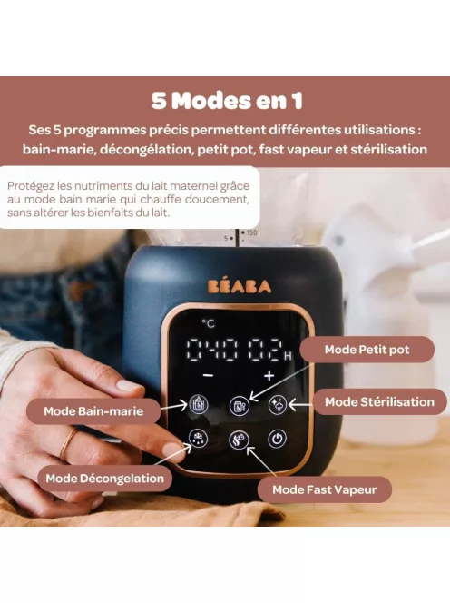 Béaba Multi Milk 5 az 1-ben cumisüveg melegítő és sterilizáló, OUTLET termék
