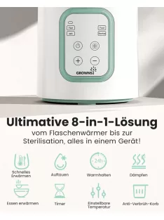 Grownsy 8 az 1-ben cumisüveg melegítő, OUTLET termék