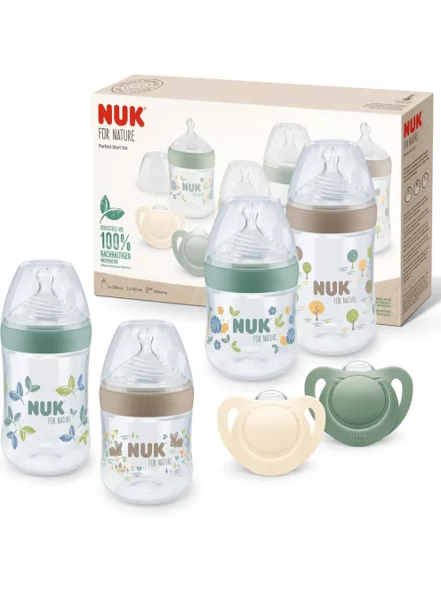 Nuk for Nature Perfect Start cumisüveg és cumi szett, OUTLET termék
