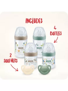   Nuk for Nature Perfect Start cumisüveg és cumi szett, OUTLET termék