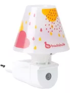 Badabulle Drops fali éjjeli fény, rózsaszín, OUTLET termék