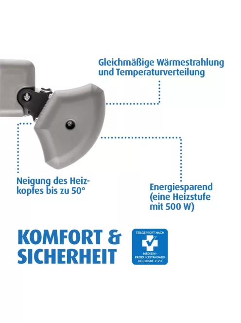 Reer Easyheat fali hősugárzó, OUTLET termék