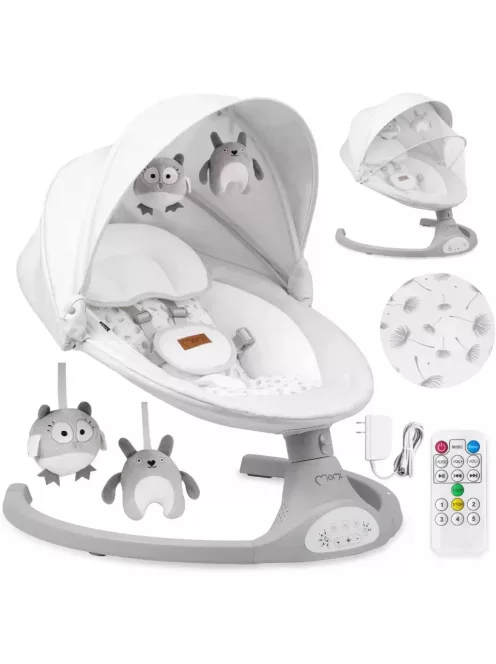 MoMi Lami Kenani elektromos babahinta-fehér, OUTLET termék