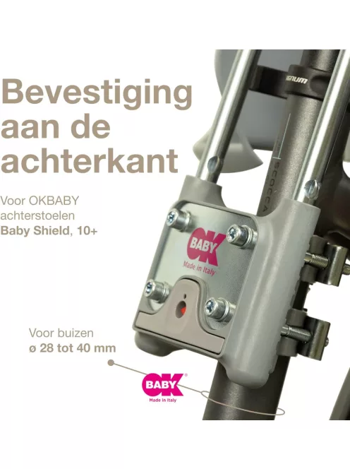 Okbaby 10+ állítható hátsó kerékpárülés, OUTLET termék